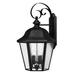 Hinkley Lighting Edgewater 25 Inch Tall 4 Light Outdoor Wall Light - 1675BK-LL