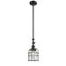 Innovations Lighting Bruno Marashlian Small Bell Cage 6 Inch LED Mini Pendant - 206-BK-G54-CE-LED