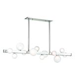 Hudson Valley Lighting Mini Hinsdale 44 Inch 12 Light LED Linear Suspension Light - 8744-PN