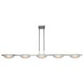 Access Lighting Nido 53 Inch 5 Light Linear Suspension Light - 63959LEDD-MC/FST