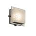 Justice Design Group Fusion 6 Inch LED Wall Sconce - FSN-7561W-WEVE-NCKL