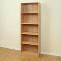 5 Tier Bookcase Shelf Tall Wooden Shelves Bookshelf Storage Shelving Unit