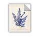 August Grove® Botanical Fern IV Blue/Beige Removable Wall Decal Metal in Blue/Brown | 32 H x 24 W in | Wayfair D1A912BDD5B94896825C499FEED3A9D1
