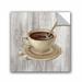 Winston Porter Coffee Time VI on Wood Removable Wall Decal Vinyl in Brown/Gray | 24 H x 24 W in | Wayfair BE9C2D2B6829489887F26187F87D41C0