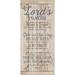 Winston Porter 'Lord's Prayer...' - Textual Art Print on Wood in Brown | 12 H x 5.5 W in | Wayfair BE13FBD0135B483FA3A26C3069E1DFA3