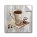 Winston Porter Coffee Time IV on Wood Removable Wall Decal Vinyl in Brown/Gray | 18 H x 18 W in | Wayfair 7F80D689278B450BA137CBDDE47A4216