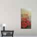 Winston Porter 'Red Poppy Panel' - Print | 60 H x 30 W x 1.5 D in | Wayfair 43B8CB9EE0604219A521BE866ED56806