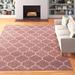 Red/White 108 x 0.13 in Indoor/Outdoor Area Rug - Winston Porter Geometric Rust Red Indoor/Outdoor Area Rug, | 108 W x 0.13 D in | Wayfair