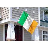 ANLEY Fly Breeze Series Ireland Polyester 36 x 60 in. House Flag in Gray/Green/Orange | 36 H x 60 W in | Wayfair A.Flag.Ireland