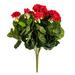 Winston Porter 17.5" Artificial Polyester Geranium Bush Polyester in Red | 17.5 H x 17.5 W x 2 D in | Wayfair 0C9373F1BEEE4C419AB813B0EE888AA1