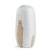 Gracie Oaks Kingsville 20" Ceramic Floor Vase Ceramic in Brown/White | 20 H x 9.5 W x 9.5 D in | Wayfair D7976BF8E97D4509B71D536C0A6C428A