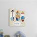 Zoomie Kids Knowles 'Surf's Up I' Canvas Art Canvas in Blue/Brown | 24 H x 24 W x 1.5 D in | Wayfair 41A1EB0F444F427A812CC93C91A893B5