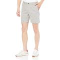 Amazon Essentials Herren Shorts, Schmale Passform, 18 cm, Grau Ananas, 32W