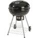 PantherGrill 22.5" Kettle Charcoal Grill Porcelain-Coated Grates/Steel in Black/Gray | 35 H x 22.5 W x 25 D in | Wayfair PHRMHO-2250