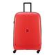 DELSEY PARIS - BELMONT PLUS - Large Rigid Suitcase extendable - 76x52x34 cm - 110 liters - L - Goldange tangerine