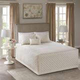 Breanna Full/Queen 4 Piece Cotton Reversible Tailored Bedspread Set - Madison Park MP13-5485