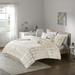 Raina Twin/Twin XL Metallic Print Comforter Set - Intelligent Design ID10-1507