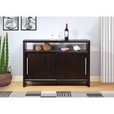 Ebern Designs Kendricks 47.25" Wide Server Wood in Brown | 33 H x 47.25 W x 13 D in | Wayfair BCD8409957624E67BF6035547A6D8B38