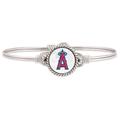 Women's Luca + Danni Silver Los Angeles Angels Bangle Bracelet