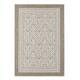 Suzanne Kasler Florette Indoor/Outdoor Rug - Mocha, 5' 3" x 7' 7" - Ballard Designs Mocha 5' 3" x 7' 7" - Ballard Designs