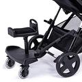 For Your Little One Ride On Board with Seat Compatible with Joie Litetrax - Black