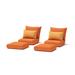 RST Brands Outdoor Sunbrella Cushion Cover in Orange/Red/Brown | 23 W in | Wayfair OP-COV-CLB5-TKA-K