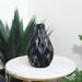 Wrought Studio™ Wincanton Ceramic Round Table Vase Ceramic in Black | 11.25 H x 7.25 W x 7.25 D in | Wayfair 8E200DA61FC94B3CA4AF980469D44E4A