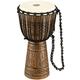 Meinl Percussion 20cm Rope Tuned Travel Djembe Trommel - Musikinstrument für Kinder und Erwachsene - Einfach zu lernen - Pharaoh's Script (PADJ1-S-F)