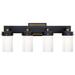 Visual Comfort Signature Collection Thomas O'Brien Marais 20 Inch 4 Light Bath Vanity Light - TOB 2316BZ/HAB-WG