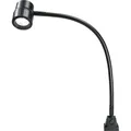 Waldmann Lampe d'établi à diodes LED sur bras flexible, 6 W, spot à angle de rayonnement 10°