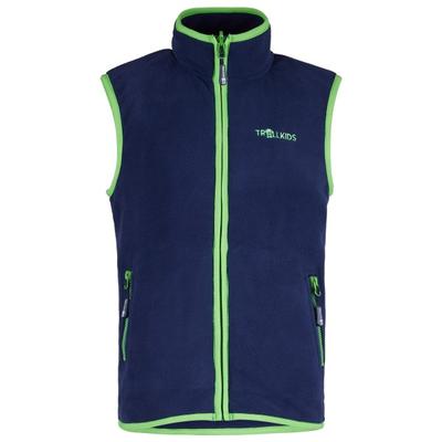 Trollkids - Kid's Arendal Vest - Fleeceweste Gr 110 blau