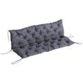 Coussin matelas assise dossier pour banc de jardin balancelle canapé 3 places grand confort 150 x