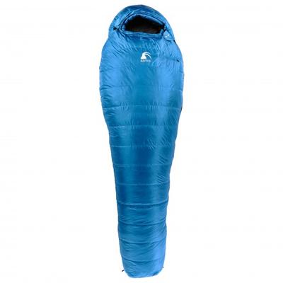 Alvivo - Ibex 700 - Daunenschlafsack Gr 225 cm Zip: Left Turquoise /Schwarz