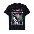 Disney Frozen Olaf Sven Ugly Christmas Sweater T-Shirt T-Shirt