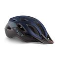 MET Crossover Fahrradhelm, Blue Black, XL