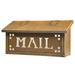 Pasadena 17 in x 8 in Brass Wall Mounted Mailbox Brass in Yellow America's Finest Lighting Company | 8.25 H x 16.5 W x 5.63 D in | Wayfair