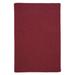 Red 0.5 in Area Rug - August Grove® Tanguay Wool Blend Reversible Area Rug - Cedar | 0.5 D in | Wayfair E8D2BFCE53E1435C9070BCB3CA593D84