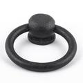 The Renovators Supply Inc. Cabinet Ring Pulls Mission Wrought Iron Cabinet Hardware Renovators Supply Metal in Black | 2.07 H x 2 W in | Wayfair