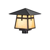 Meyda Lighting 12 Inch Tall 1 Light Outdoor Post Lamp - 45514