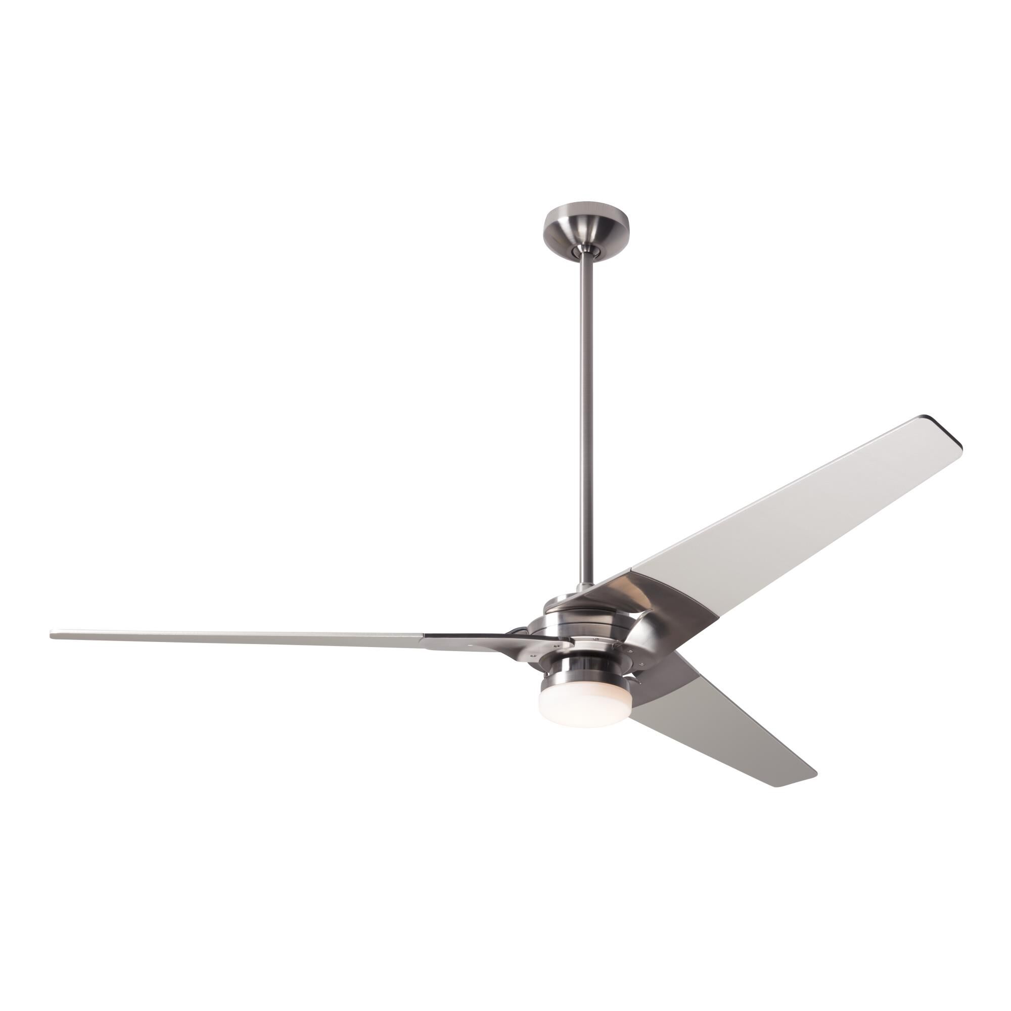 Modern Fan Company Torsion 62 Inch Ceiling Fan with Light Kit - TOR-BN-62-WW-271-004