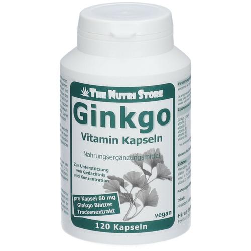 Ginkgo 60 mg Extrakt Kapseln 120 St