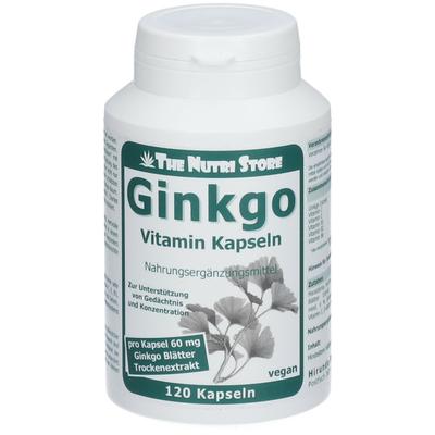 Ginkgo 60 mg Extrakt Kapseln 120 St Image