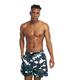 Urban Classics Herren Swimshorts Shorts, Mehrfarbig (Blue Camo 01697), Large (Herstellergröße: L)