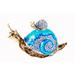 Ciel Collectables Snail w/ Baby Trinket Box Metal/Wire in Blue/Pink | 2 H x 3.5 W x 1.5 D in | Wayfair 1018172