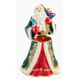 Ciel Collectables Santa Claus Trinket Box Metal/Wire in Pink | 4 H x 25 W x 2.25 D in | Wayfair 1014434