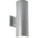 Brayden Studio® Novack 2 - Bulb 14" H Outdoor Armed Sconce Aluminum/Metal in Gray | 14 H x 5 W x 8.875 D in | Wayfair BYST6742 42474773