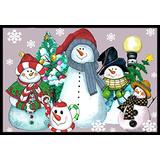 Caroline's Treasures PJC1084JMAT Snowman Collection for The Holidays Indoor or Outdoor Mat, 24 x 36, screenshot. Rugs directory of Home & Garden.