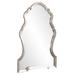 Rosdorf Park Bright Accent Mirror Resin in Gray | 44 H x 29 W x 1 D in | Wayfair ROSP1235 38485504