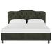 Willa Arlo™ Interiors Pires Tufted Low Profile Platform Bed Upholstered/Metal | 41 H x 78 W x 83 D in | Wayfair A7757682C5CB4B1EB70A5AECDB4F8C20