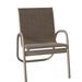 Latitude Run® Gardenella Stacking Patio Dining Armchair Sling in Brown | 34 H x 24 W x 28.5 D in | Wayfair D4458A3BA10D425A9CFD1ED2D5E01BEE